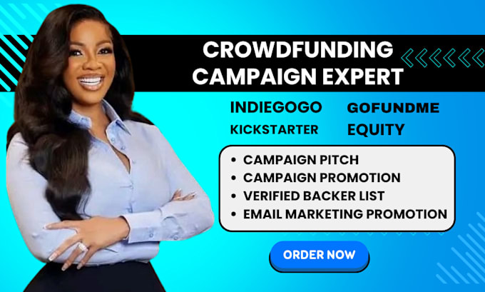 Gig Preview - Create a high converting crowdfunding campaign on kickstarter indiegogo gofundme