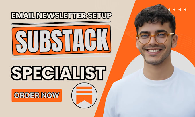 Gig Preview - Professional setup your substack account substack newsletter, website expert