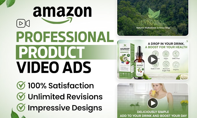 Gig Preview - Create professional amazon product video ads to boost your sales