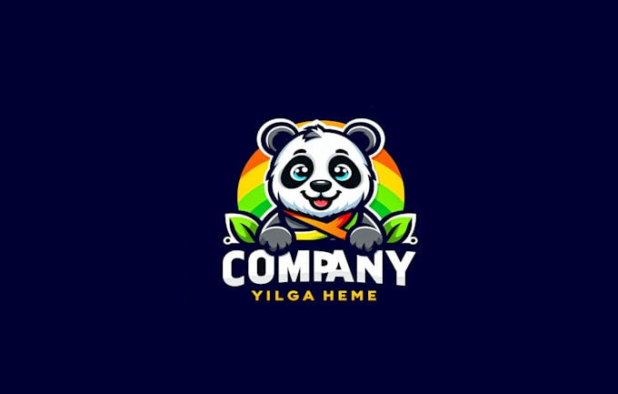 Gig Preview - Do make panda racing mascot logo design with express delivery