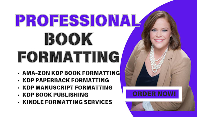 Gig Preview - Amazon book formatting manuscript paperback formatting amazon kdpbook publishing