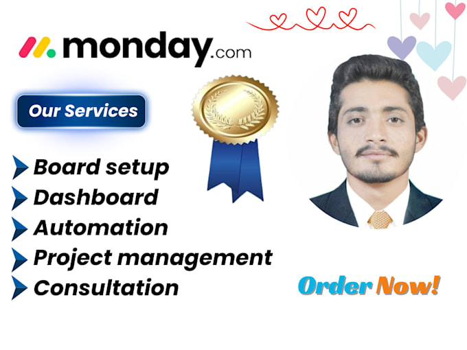 Gig Preview - Do project management on monday CRM, asana, notion, cilckup,and monday dashboard