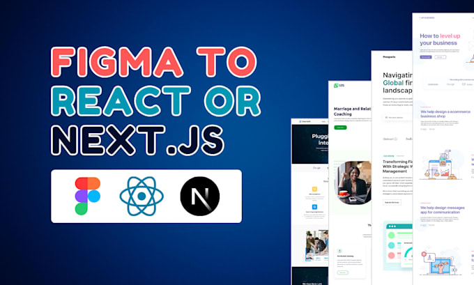 Gig Preview - Convert figma to react or next js with tailwind CSS