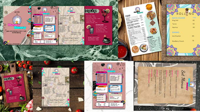 Bestseller - do modern restaurant menu design