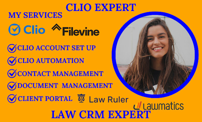 Gig Preview - Set up and automate your clio CRM, client portal, and legal workflow