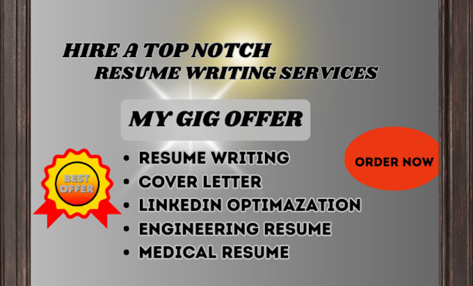 Gig Preview - Expertly write and upgrade your CV, resume, cover letter and optimize linkedin