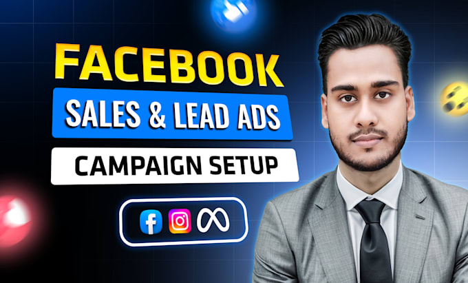 Gig Preview - Setup meta facebook ads for sales and leads as a meta advertising expert