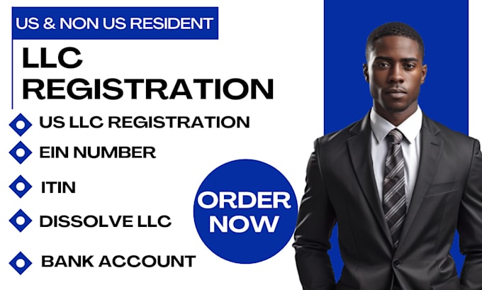 Gig Preview - Us llc registration, ein number, boi report and dissolve llc