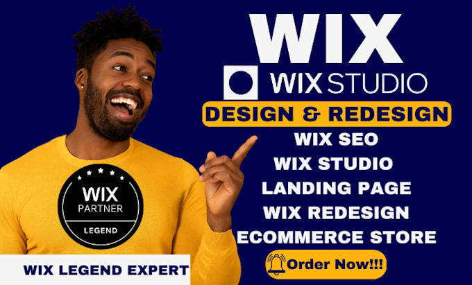 Gig Preview - Design or redesign a high converting wix website that drives results