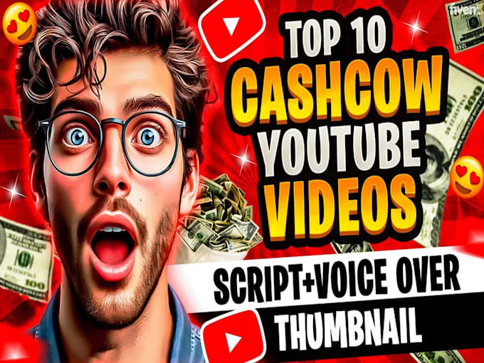 Gig Preview - Create high quality top 10 cash cow youtube videos