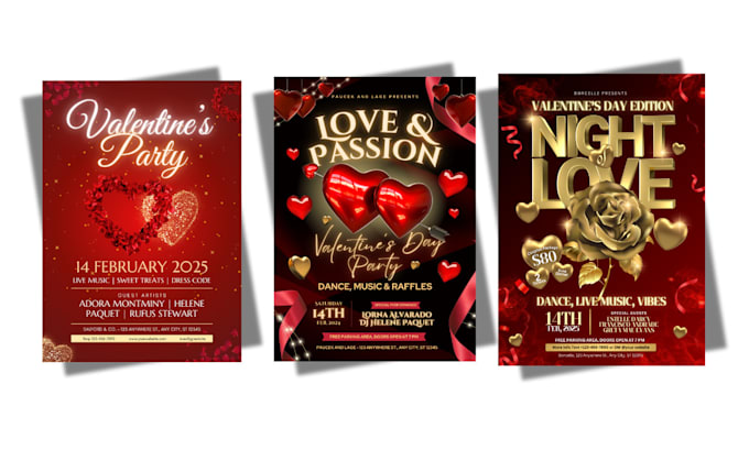 Bestseller - do beautiful valentine day flyer within 24 hours