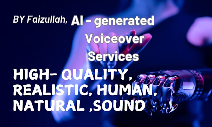 Gig Preview - Generate ai voiceover for audiobook, text to speech and more