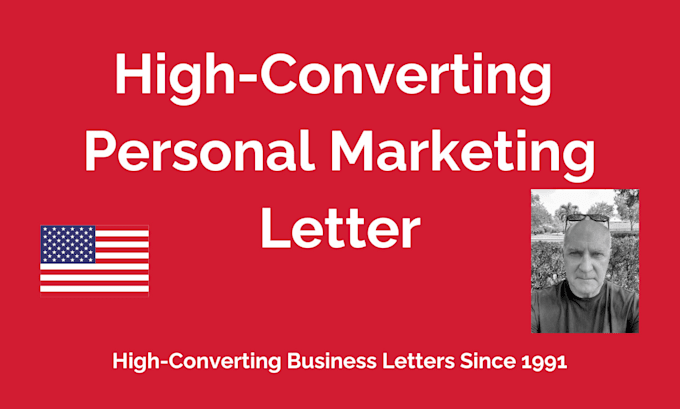 Gig Preview - Write a high converting personal marketing letter