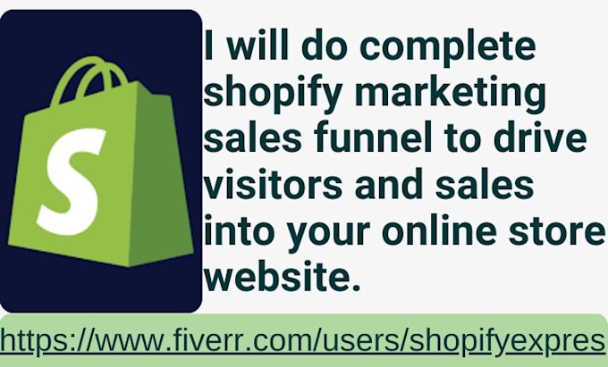 Bestseller - do shopify marketing sales funnel, shopify promotion to boost website sales