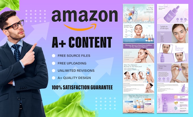 Gig Preview - Design amazon aplus content enhanced brand content ebc