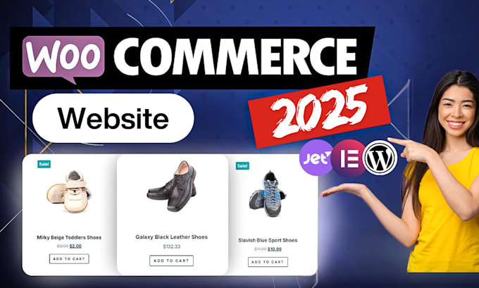 Gig Preview - Design a high converting wordpress ecommerce website using woocommerce