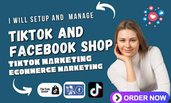 Gig Preview - Setup tiktok shop dropshipping marketing, fix tik tok shop ads, instagram shop