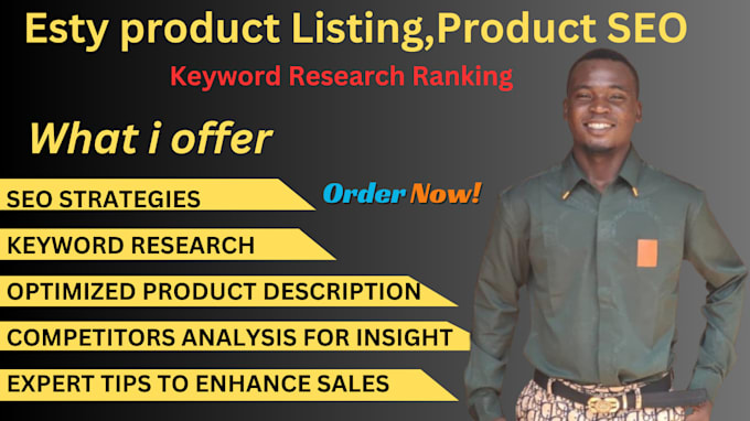 Bestseller - do etsy product SEO product listing keyword research ranking