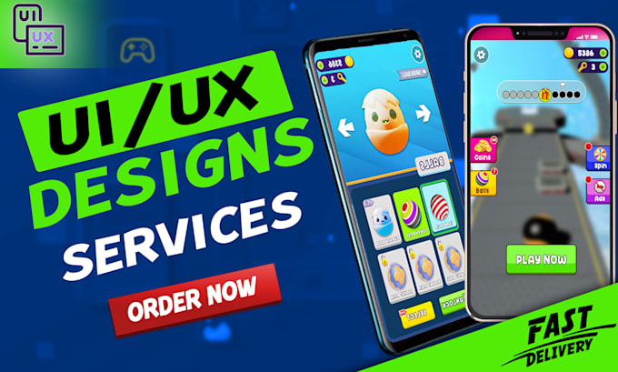 Bestseller - design modern and professional game UI UX for mobile, PC and console