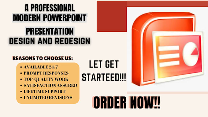 Gig Preview - Design and redesign your modern powerpoint presentation