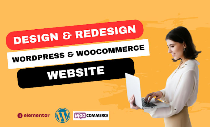 Bestseller - design, redesign, clone website using wordpress, elementor pro, woocommerce