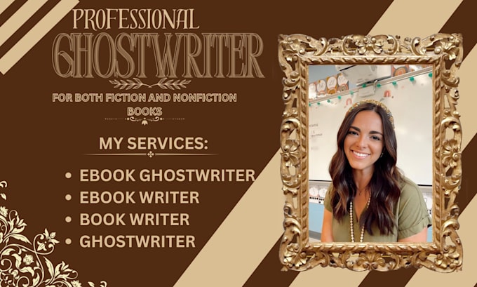 Gig Preview - Be memoir biography ebook ghostwriter, ghostwriter, book writer, ebook writer