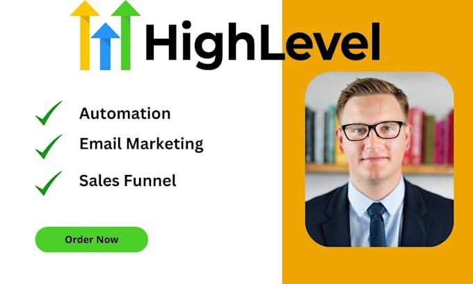 Gig Preview - Gohighlevel landing page with gohighlevel sales funnel for a full gohighlevel