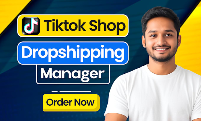 Gig Preview - Create tik tok shop, do tiktok shop marketing, tik tok dropshipping