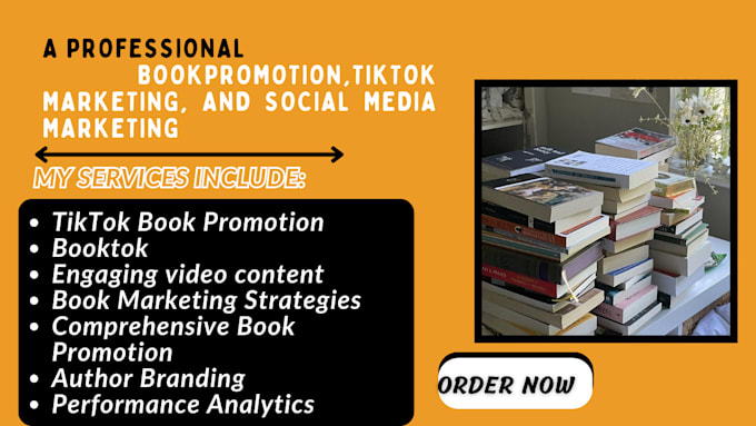 Gig Preview - Do tik tok book promotion video, book marketing and prom, commercial video ads