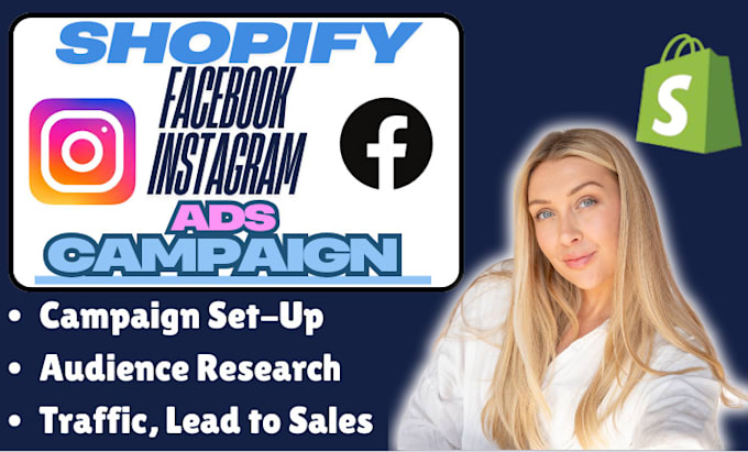 Bestseller - setup shopify facebook ads campaign meta ads manager instagram ads tiktok ads