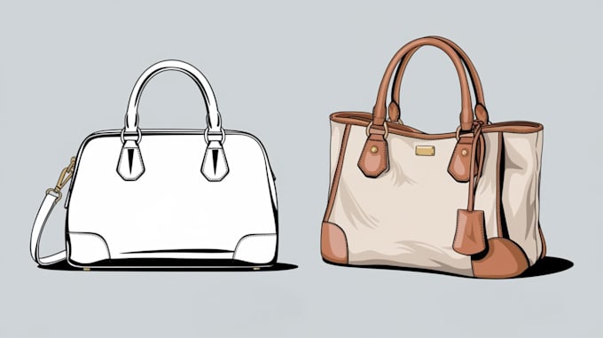 Gig Preview - Design fashion handbag tech pack, duffle bag, tote bag design and backpack