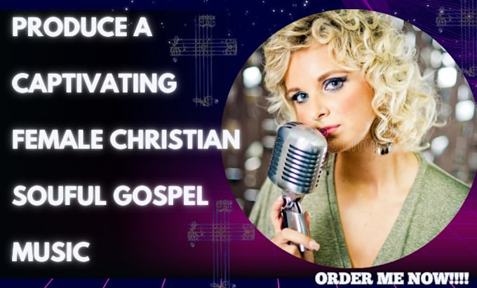 Gig Preview - Write sing produce soulful female christian gospel song gospel worship vocalist