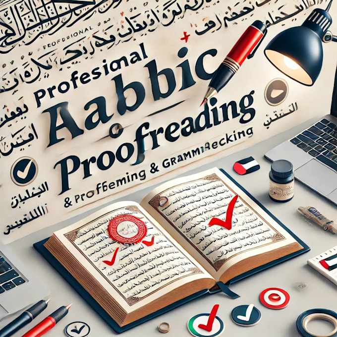 Gig Preview - Do proofreading arabic articles, books or any