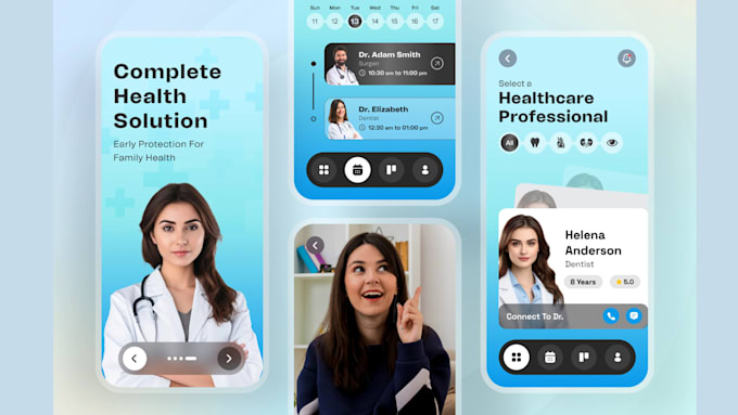 Gig Preview - Develop  custom hipaa compliant telehealth telemedicine app