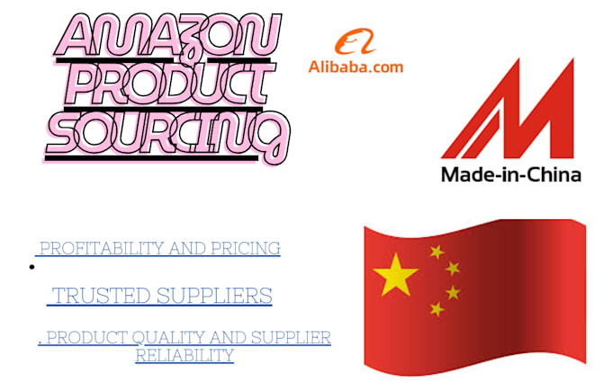 Gig Preview - Do amazon fba product sourcing,china sourcing agent alibaba