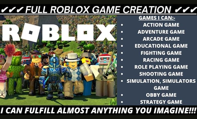 Bestseller - roblox game developer, game script, roblox scripter, full game development, lua