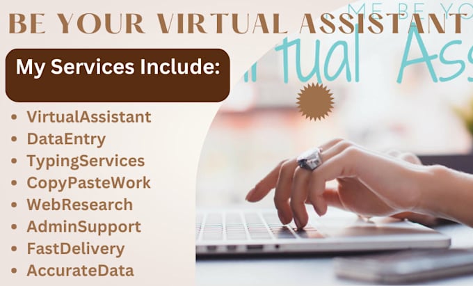 Gig Preview - Be your virtual assistant for data entry, typing, copy paste and web research