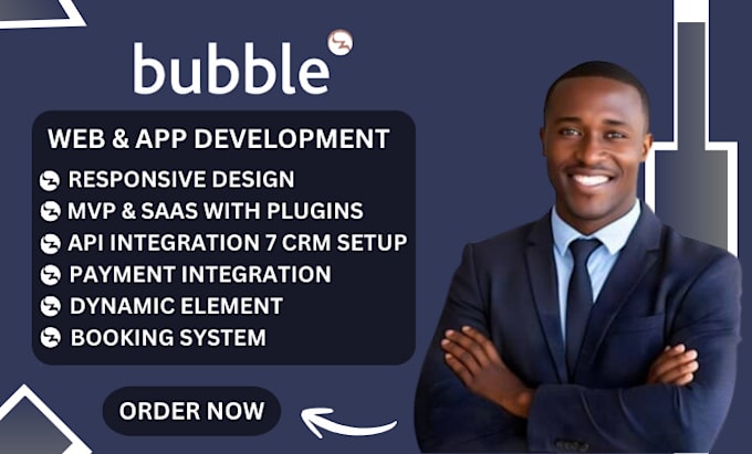 Bestseller - develop bubble io, adalo web app and mobile app, bubble app mvp expert