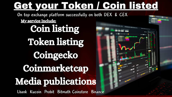 Gig Preview - List your coin token ico listing on coinmarketcap coingecko uniswap pancakeswap