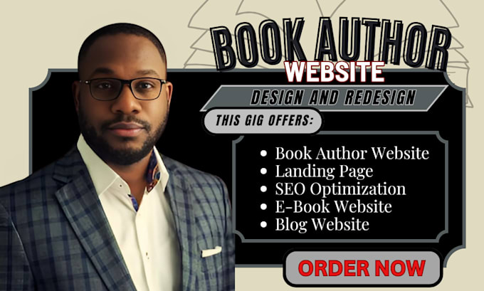 Gig Preview - Book author website ebook website author website book author website