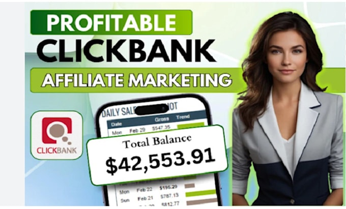 Gig Preview - Clickbank affiliate link promotion, clickbank link promotion