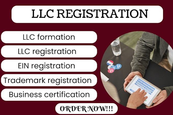 Gig Preview - Do llc registration, ein number, change of address, 501c3 reinstate,dissolve llc