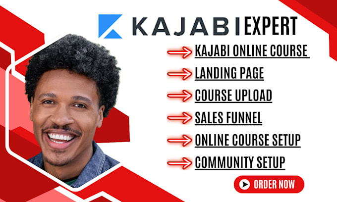 Gig Preview - Setup kajabi online course, kajabi website, community setup, kajabi course