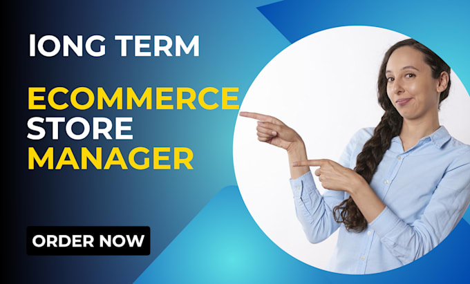 Gig Preview - Be your long term ecommerce store website manager on woocommerce