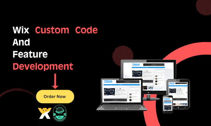 Gig Preview - Do custom wix velo code to build wix websites as wix developer and designer