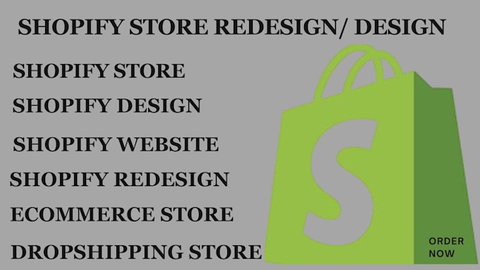 Gig Preview - Redesign shopify website design shopify website redesign shopify store design