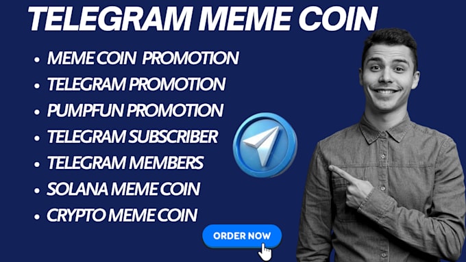 Bestseller - do telegram meme coin, sui, pumpfun, crypto telegram, telegram promotion