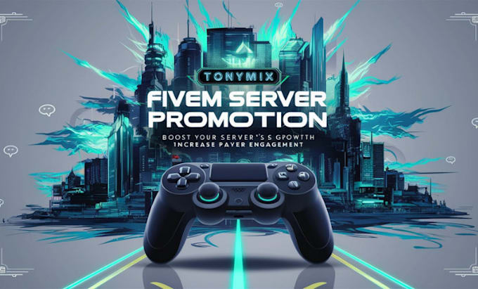 Gig Preview - Fivem server promotion, fivem server advertisement to get active players