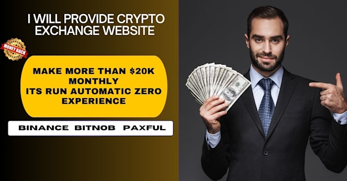 Bestseller - create a crypto exchange website or crypto platform like binance and paxful