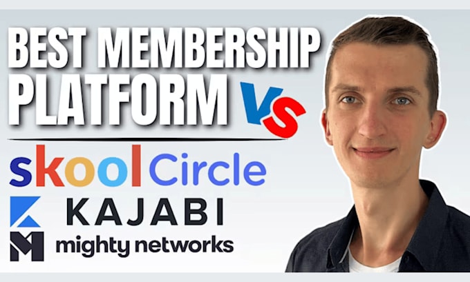 Gig Preview - Setup skool community mighty network circle so kajabi website skool expert